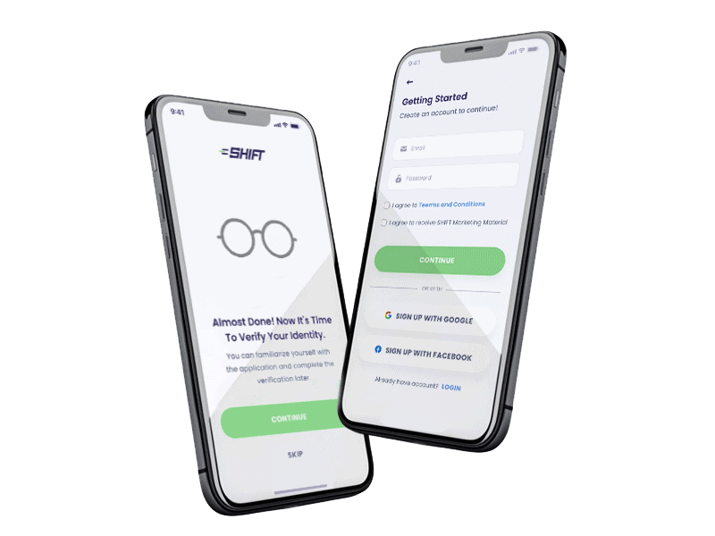 للحصول على تجربة تحويل مثالية، استخدم تطبيق Shift Wallet.